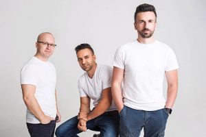Od lewej: Alex Red, Yash, Tom Sanders.
